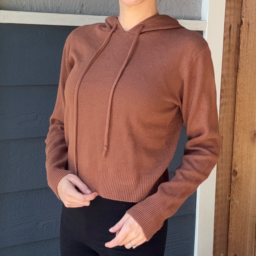 PrettyLittleThing Chocolate Hoodie